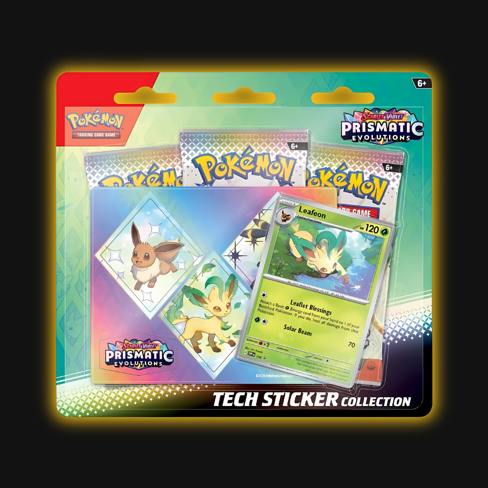 LIVE BREAK - Prismatic Evolutions 3-Pack Blister (Tech Sticker Collection)