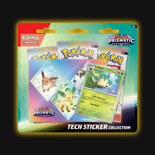 LIVE BREAK - Prismatic Evolutions 3-Pack Blister (Tech Sticker Collection)